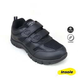 Black School Shoes Mesh 2325 Primary | Secondary Unisex ABARO